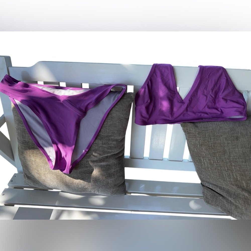 Cupshe Purple Bikini Set